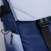 Blue and white gradient simple and fashionable backpack, lightweight and large-capacity student commuting style Application Scenario